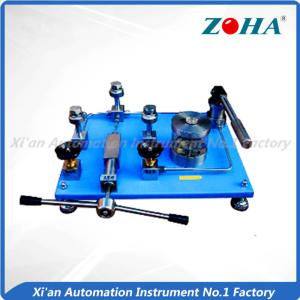 China Desktop Pressure Gauge Calibration Equipment For Manual Hydraulic Pump wholesale