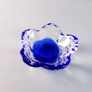 China Ins Cherry Blossom Glass Sauce Plates For Dinner Table wholesale
