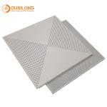 Commercial Aluminum Hollow Perforated Ceiling Tiles Aluminium Suspended False
