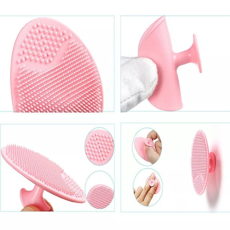 Facial Cleansing Silicone Brush Skin Blackhead Pore Cleaner Massager Scrub Face