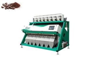 China Ultra High Precision PP PET PVC Coffee Beans Color Sorter 448 Channels wholesale