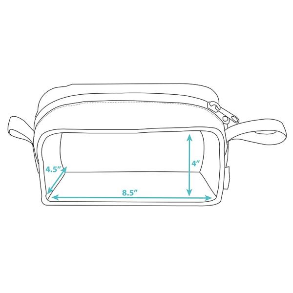 Portable Makeup Bag Opens Flat Lay Makeup Bag With Strap For Travel Waterproof Anti-Dust Large Leather Cosmetic Bag For Women