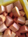 IQF Frozen Pumpkin, blanched, variety of Miben