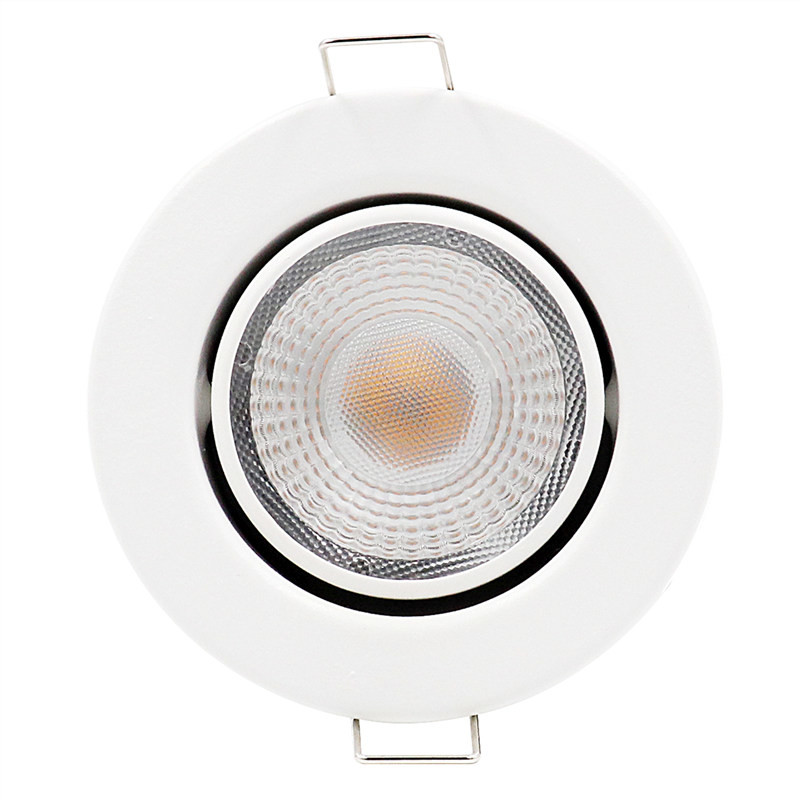 470lm 3000k Tilt LED Downlight Adjustable Recessed Ceiling Lights