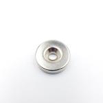 Permanent Neodymium Magnet Countersunk Hole Ring N52 Grade With Screw