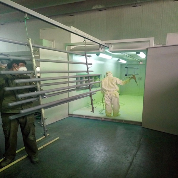 PP Horizontal Powder Coating Line Aluminium Powder Coating Plant CE