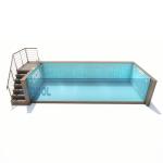 Outdoor Clear Fiberglass Acrylic Glass Pool Panels for Inground and Above Ground