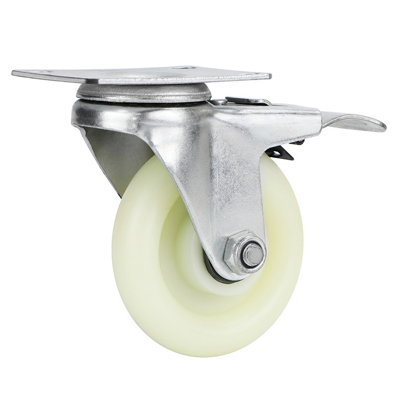 3inch 4inch 5inch White Nylon Industry Duty Castor Wheel