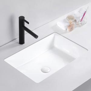 China Non - Porous Naturally Hygienic Ceramic Trough Sink Undermount Wash Basin wholesale