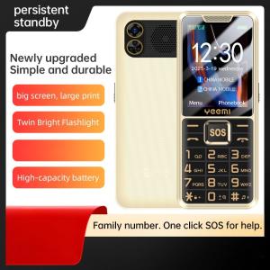 China Unlock Sturdy Elderly Mobile Phone GSM 2G Dual card SOS Flashlight 2500mAh battery 2.4 inches wholesale