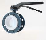 EN593 Hydraulic Ubber Seated Cast Iron Butterfly Valves