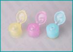 Colorful PP Material Flip Top Closures 18/410 Butterfly Cap With Round Top