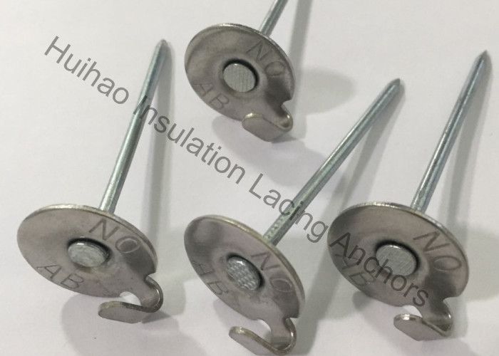 Round Or Rectangular Stainless Steel Lacing Anchors With Hooks