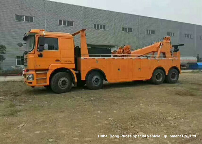 SHACMAN F3000 8x4 Heavy Duty Tow Truck Wrecker 31 Ton For Road Recovery