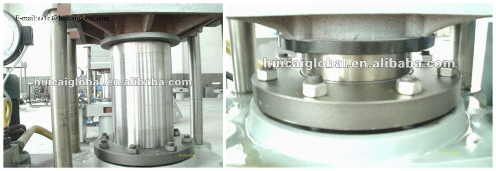 2 Working Layer Plate Press Vulcanizer for Rubber Press Machine Durable Construction