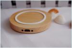 Natural Wood Ultra Thin Cordless Cell Phone Chargers for Smart Phones