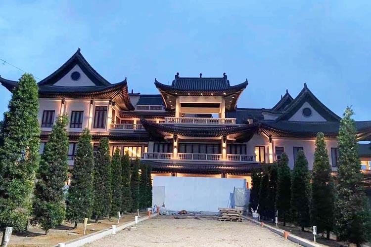 180mm 160mm Traditional Classic Tile Roofing Asian Thailand Chinese Temple Roof Tiles