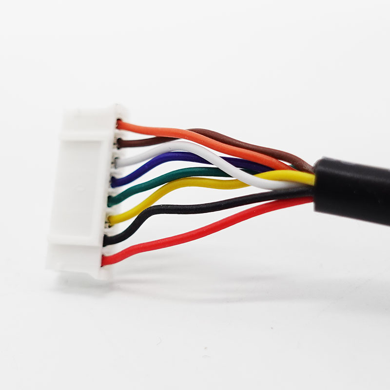 Custom 2 Pin Connector Printer Cable Wire Harness for Machinery Engines in Motorcycle