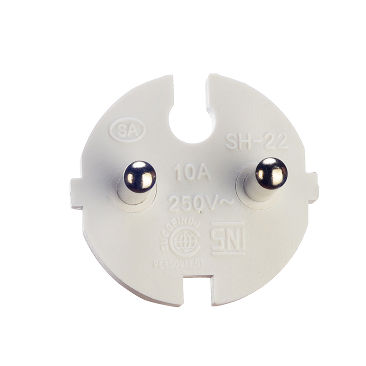 Desktop Computer H05vv Kabel Mit Schukostecker SNI Certificated Ac Power Cord 2 Pins Eu 1.5m with Rubber Jacket Material