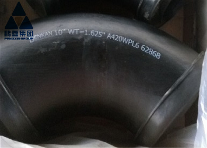 ASTM A420 WPL6 10" 90 Degree Pipe Elbow Fittings For Pipeline System