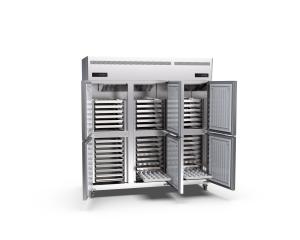 China 850w Large Commercial Upright Freezer 45 Trays 220v 6 Door Upright Freezer wholesale