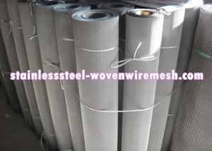 China 250 - 635 Mesh Stainless Steel Wire Cloth , Woven Metal Mesh Anti - Corrosion wholesale
