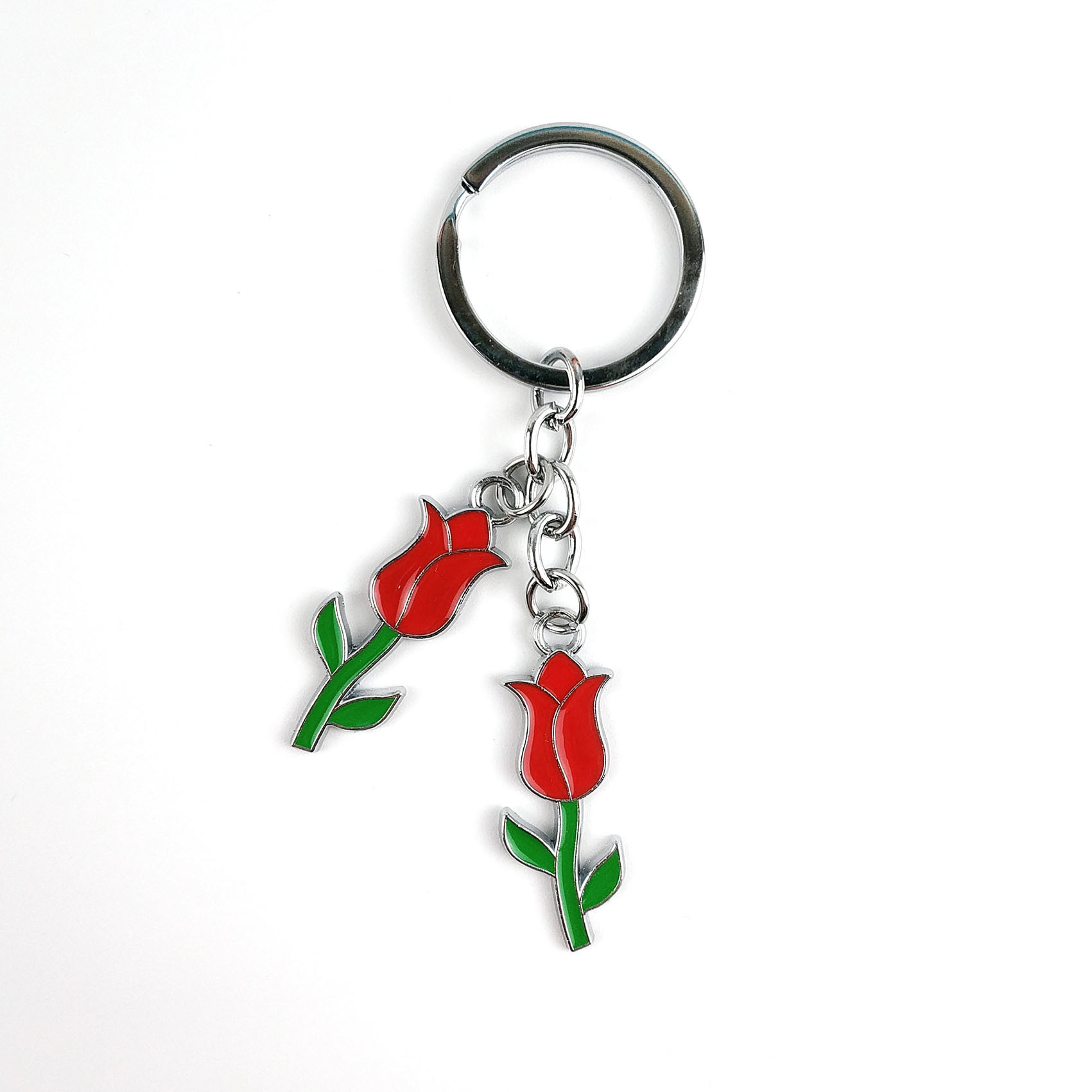 Customized Rose Keychain for Promotion with Deep and Strong Connection
