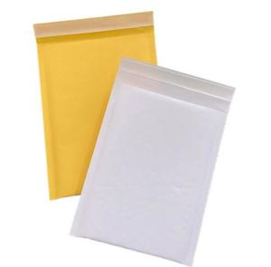China 14x20cm Reusable Shipping Packaging PE Kraft Bubble Wrap Courier Bags wholesale