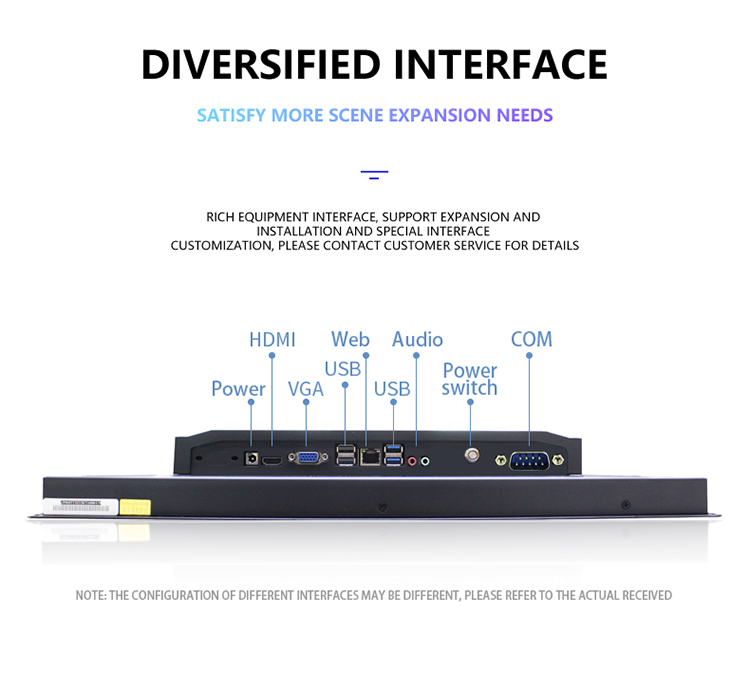 21.5 Inch All In One Touch Screen Panel PC Desktop Computer with J1900 Fanless Processor