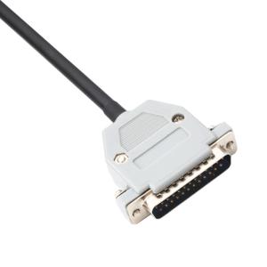 China 30 Pin Panel Mount Cable Db25 Male Plug Te 104483-5 2.54mm Pitch wholesale