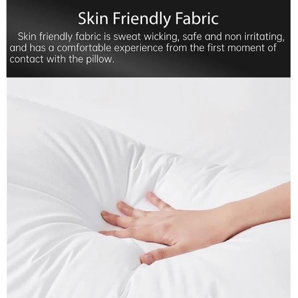 100% Cotton Soft Hotel Pillows Duck Feather Comfortable And High Durability