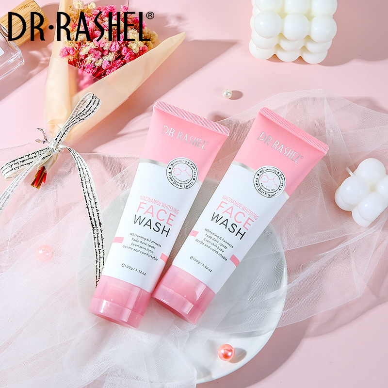 DR RASHEL Face Wash Moisturizing Dark Spots Removal Niacinamide Whitening Face Wash 100ml