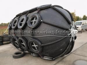 China Longer Service Life Yokohama Type Pneumatic Marine Fenders 50kPa / 80kPa wholesale