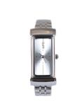 Elegant Genuine Leather Ring Stone Texture Dial Quartz Women Wrist Watch