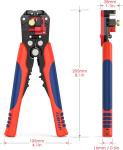 Industrial Alloy Cable Stripping Tool , Multifunctional Wire Stripper Crimper