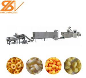 China 80kw Corn Puff Making Machine / High Capacity Snack Production Line wholesale