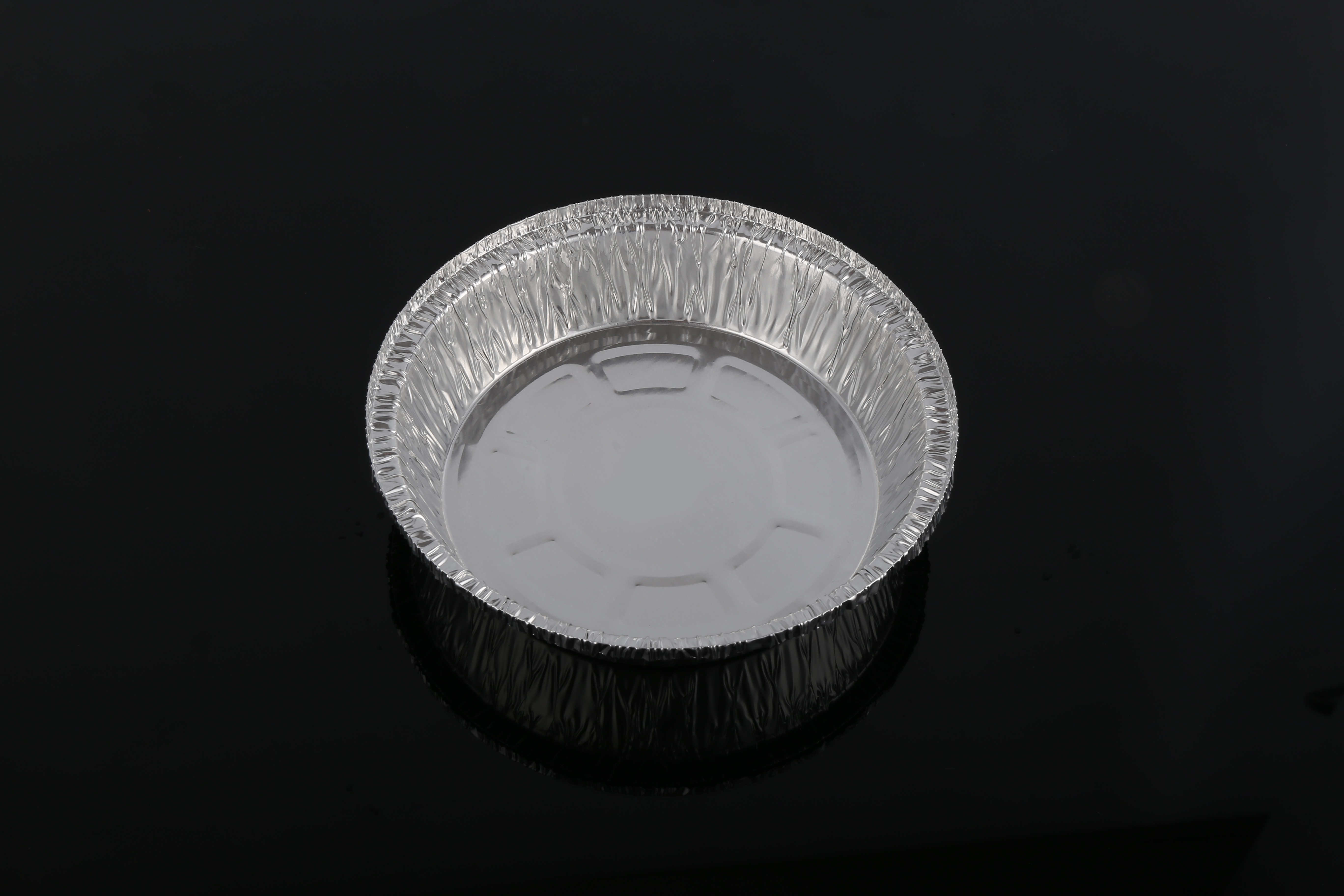 9 Inch Round Tin Foil Pans With Clear Plastic Lids Freezer Oven Safe