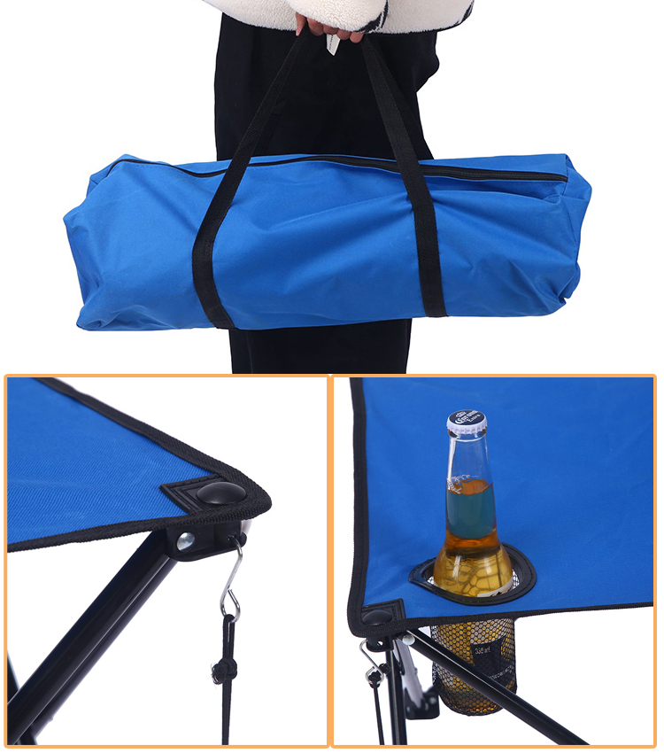 Fishing Camping Beach Fabric Double Portable Outdoor Garden Chair and Table for Adults