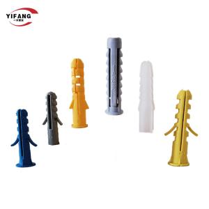 China PE Screw Wall Plug 8*50 Plastic Expansion Anchor wholesale