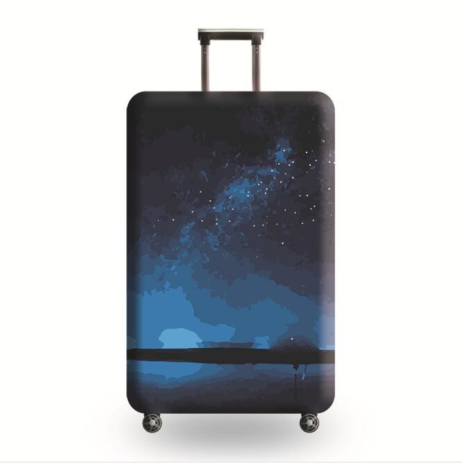 Protective 40L 5# Zipper Elastic Luggage Suitcase Cover