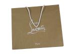 Luxprinters Silver Stamping Gift Bag With Handles Protective Varnish
