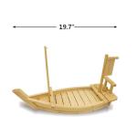 100% Natural Bamboo 23'' Sushi Boat Tray For Restaurant