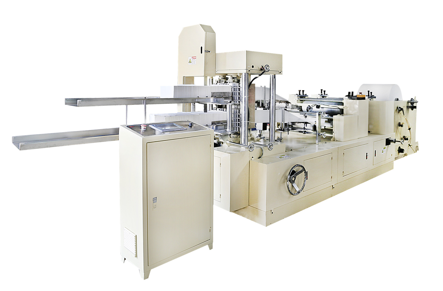 SIEMENS Motor PLC 3000 sheets / min Napkin Manufacturing Machine