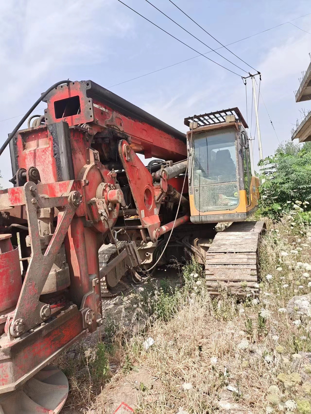 45 Tons SR150C Rotary Drilling Rig For Pile Foundation Construction Mining powder milling machine