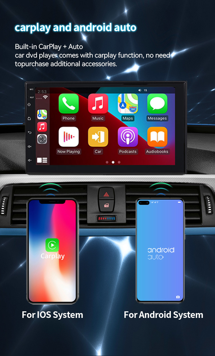 7/9/10 Inch Android Car Radio Car DVD Player For Apple Carplay Stereo Android Radio
