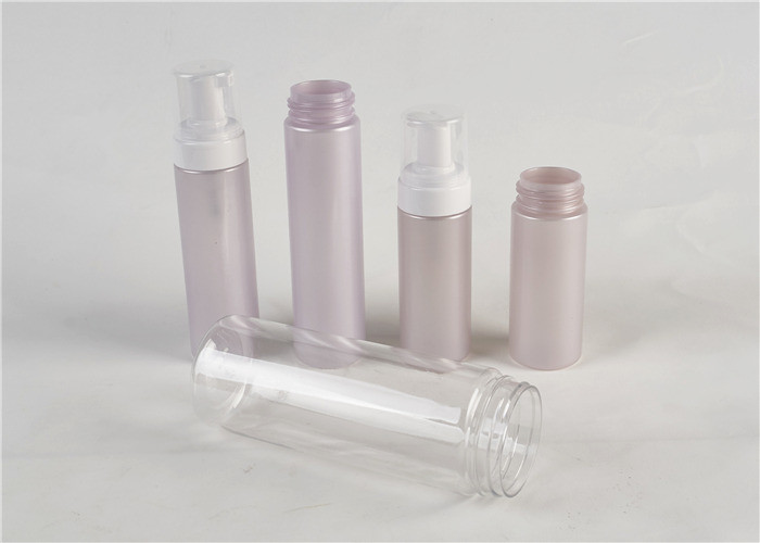 Empty Pet Plastic Spray Bottles Screen Printing Surface Cylindrical Shape