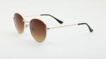Polarized Sunglasses Classic Small Round Metal Frame for Women Men Durable Metal