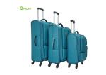 Spinner Wheels 1680D PU Film Trolley Travel Luggage Bag