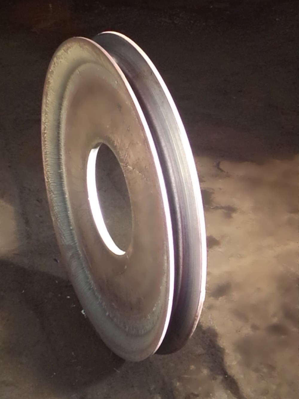 Crane parts forged pulley wheel