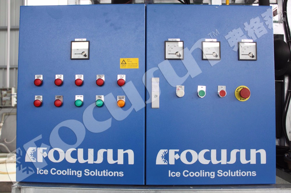 220-440V Focusun 10 ton Heavy Duty Solid Ice Tube Making Machine with Other Compressor